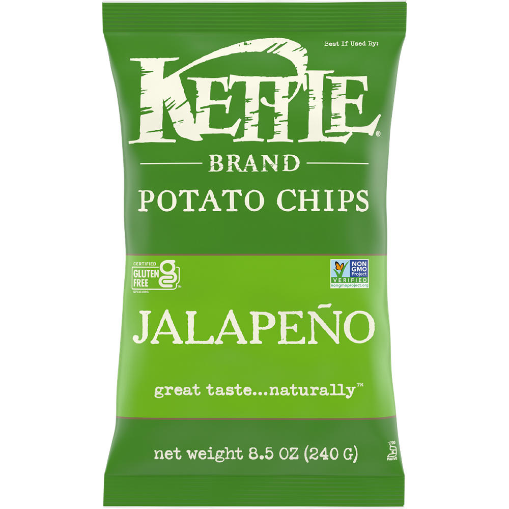 Kettle Brand Jalapeno Kettle Potato Chips, 7.5 oz