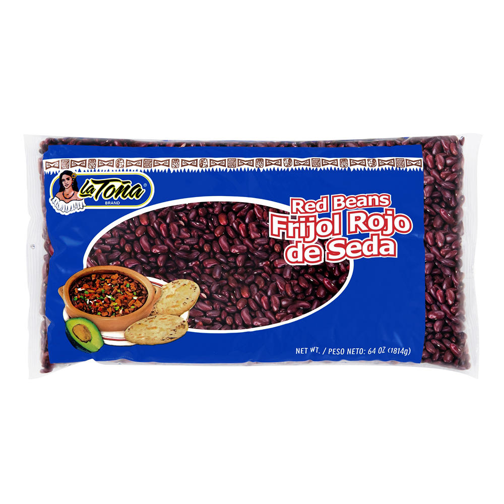 La Tona Frijol Rojo de Seda, 64 oz