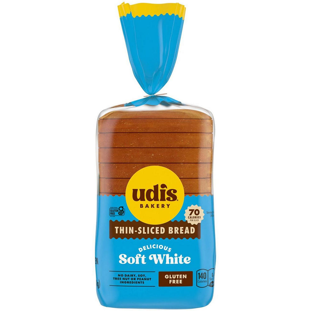 Udi's Gluten Free White Sandwich Bread, 12 oz