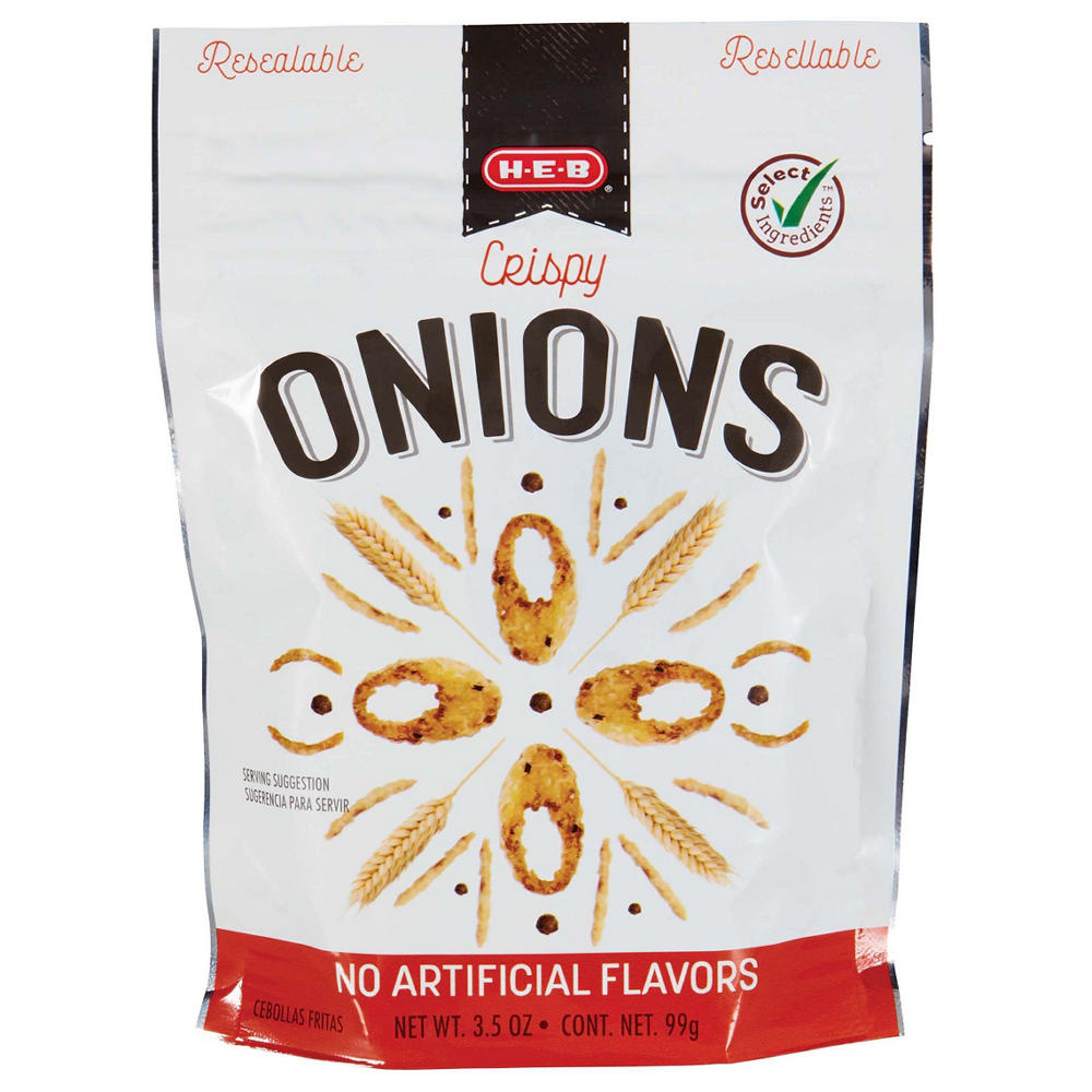 H-E-B Crispy Onions, 3.5 oz