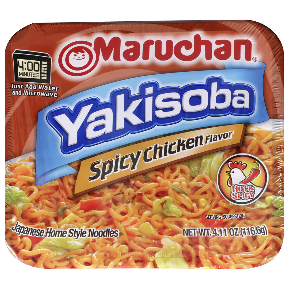 Maruchan Yakisoba Noodles - Spicy Chicken Flavor, 4.11 oz