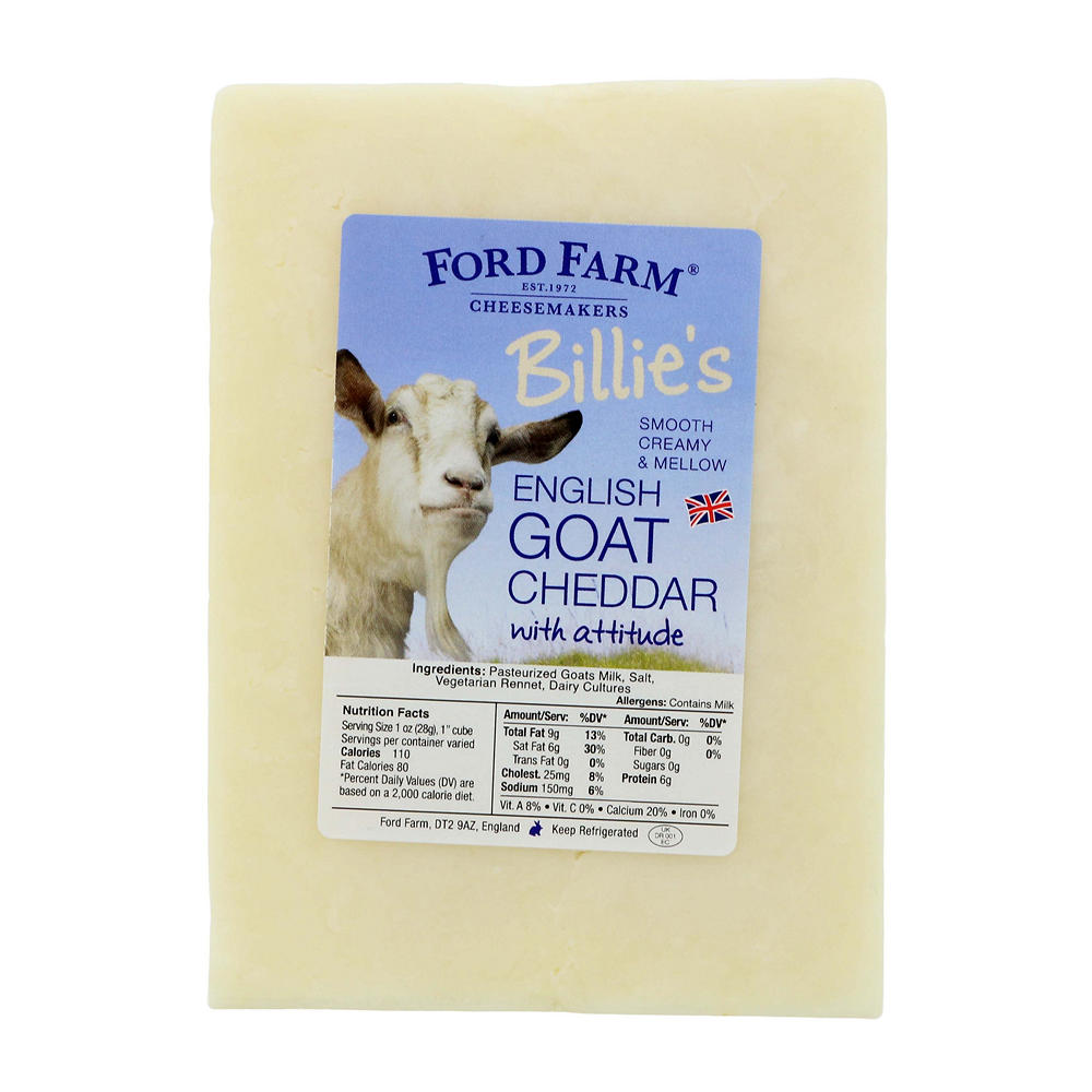 Ford Farm Billie'S Goat Cheddar, Avg. 0.3 lb