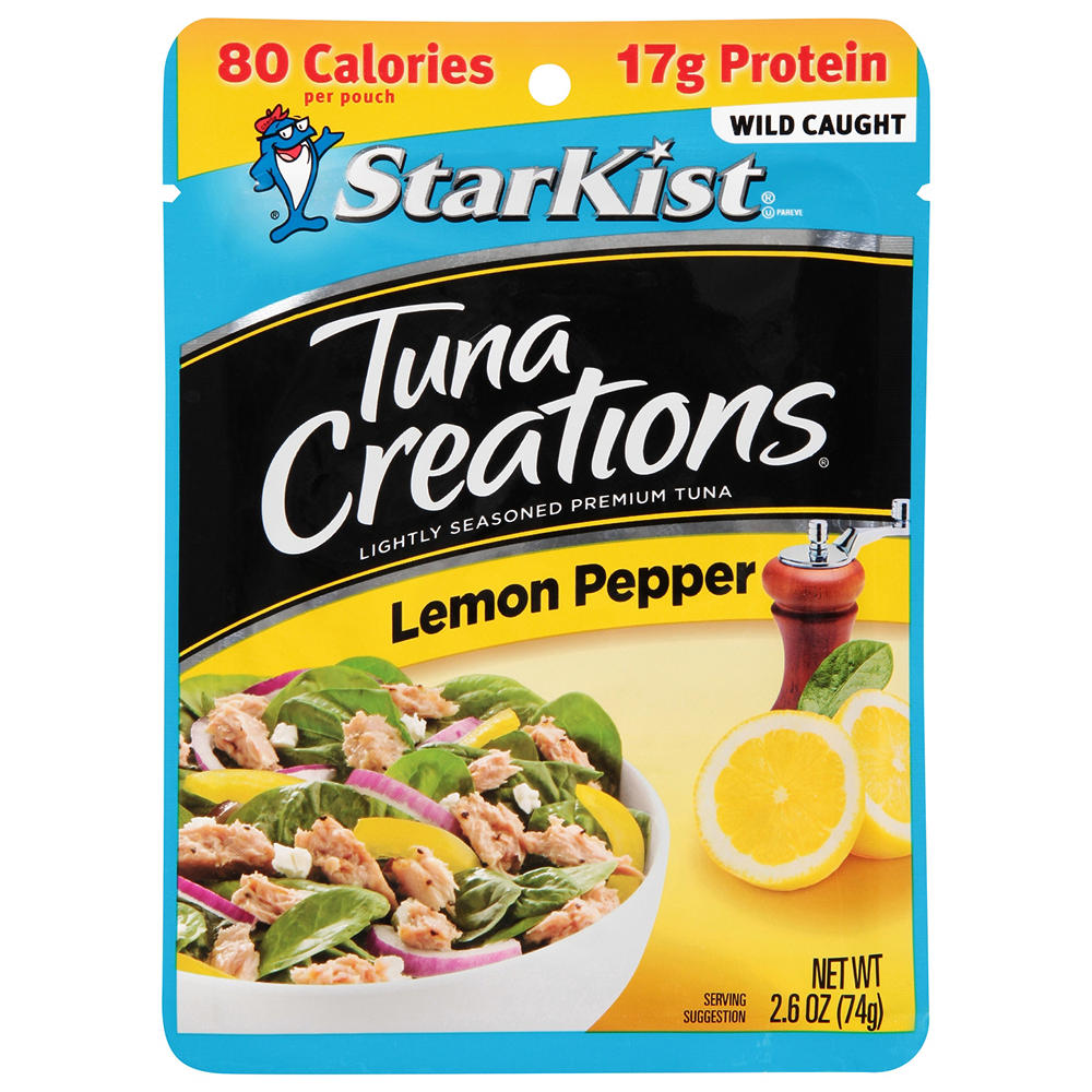 StarKist Tuna Creations Lemon Pepper Tuna Pouch, 2.6 oz