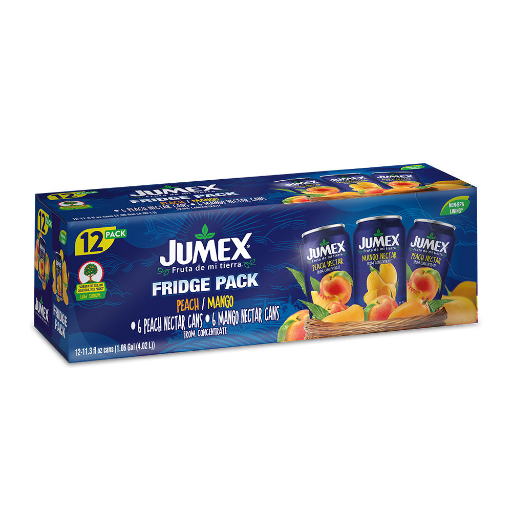 Jumex Guava & Strawberry Banana Nectar Fridge Pack 11.3 oz Cans, 12 pk