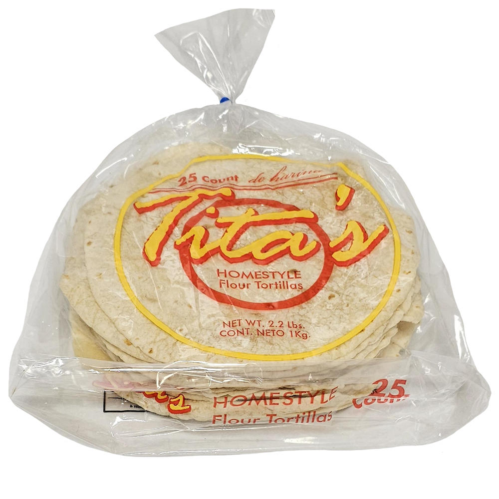 Tita's Homestyle Flour Tortillas, 25 ct