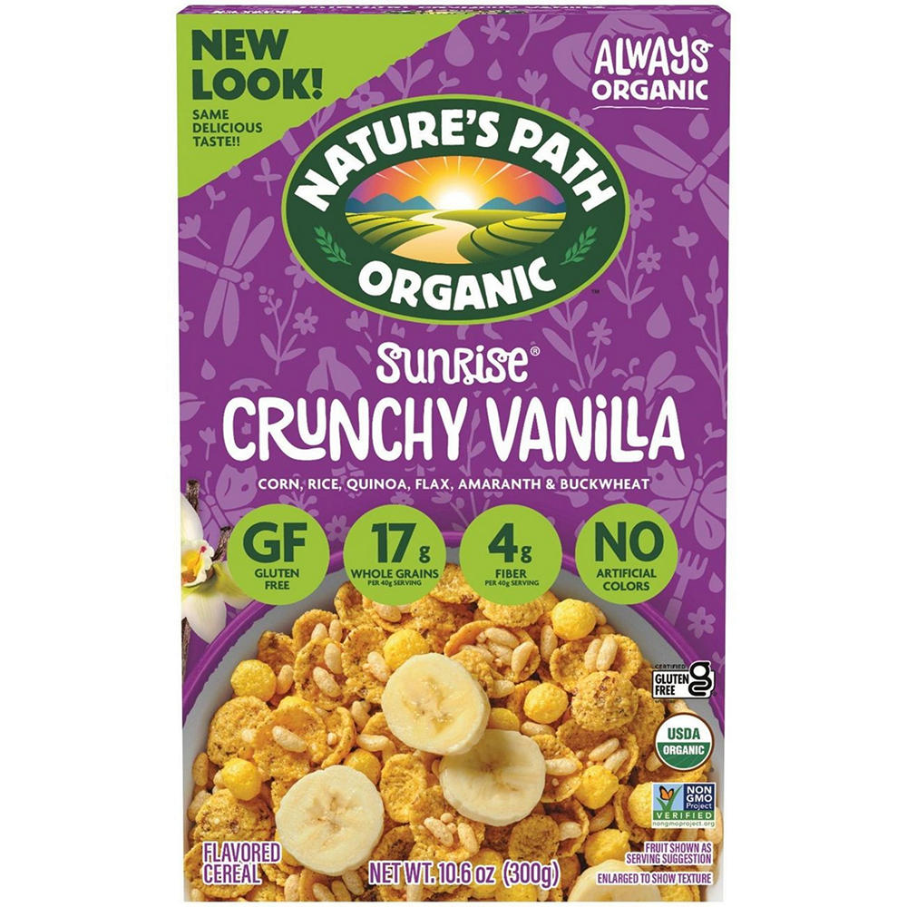Nature's Path Organic Crunchy Vanilla Sunrise Cereal, 10.6 oz