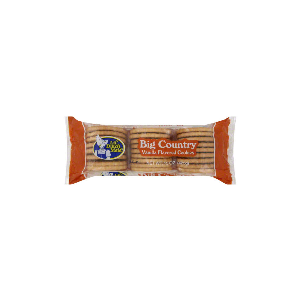 Lil' Dutch Maid Big Country Vanilla Flavored Cookies, 15 oz