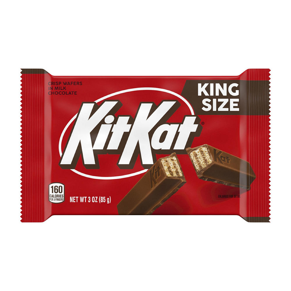 Kit Kat Milk Chocolate Wafer Candy Bar - King Size, 3 oz