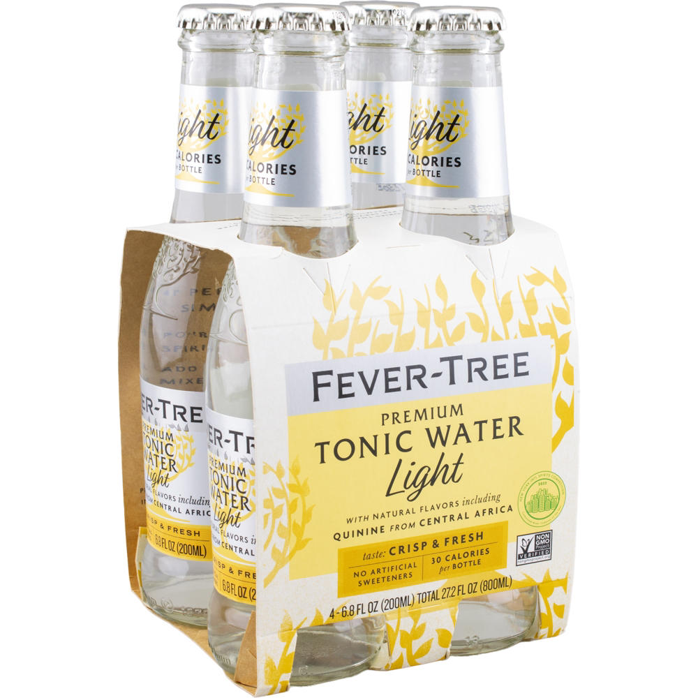 Fever-Tree Light Indian Tonic Water 4 pk Bottles, 6.8 oz
