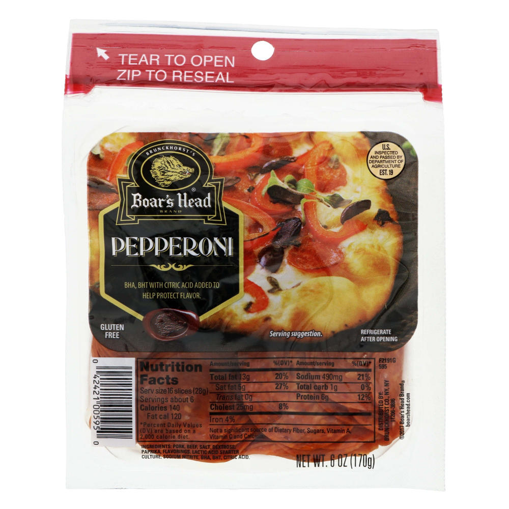 Boar's Head Pepperoni, 6 oz