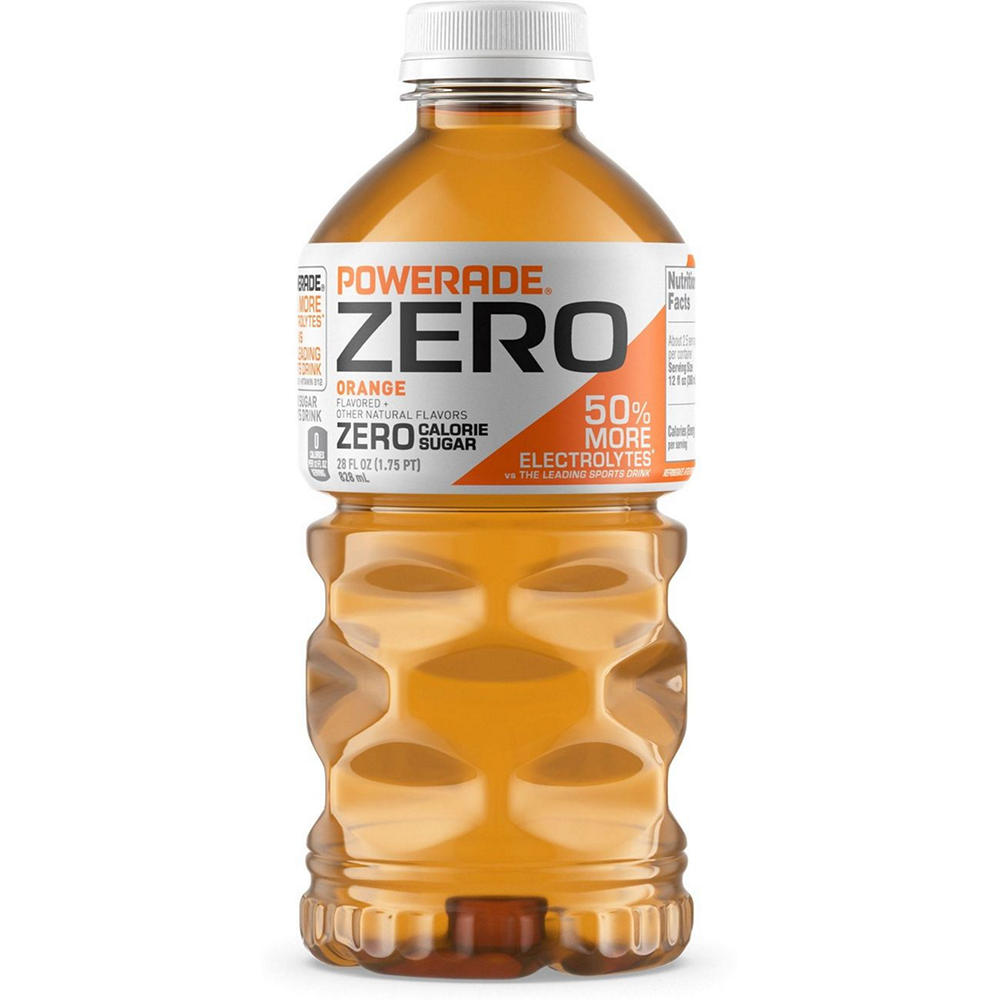 Powerade Zero Orange Electrolyte Sports Drink, 28 oz