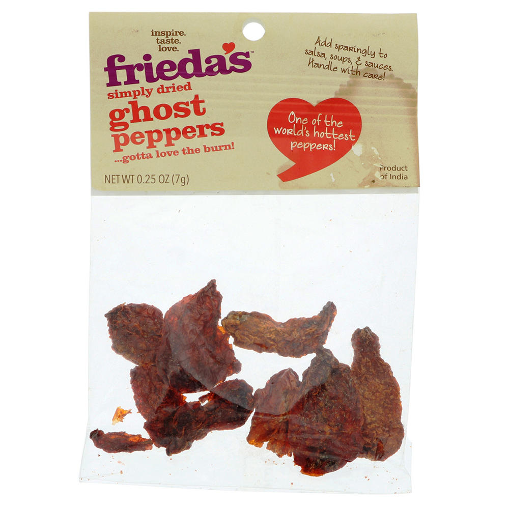 Frieda's Dry Ghost Peppers, .25 oz