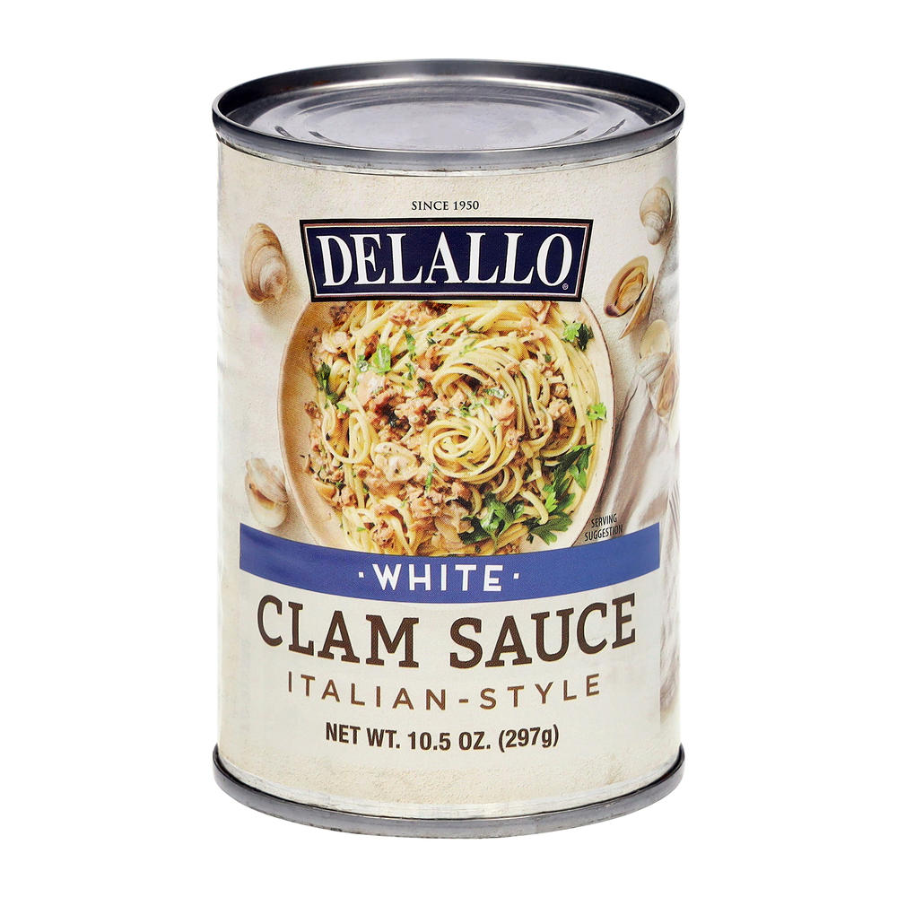 DeLallo Italian Style White Clam Sauce, 10.5 oz