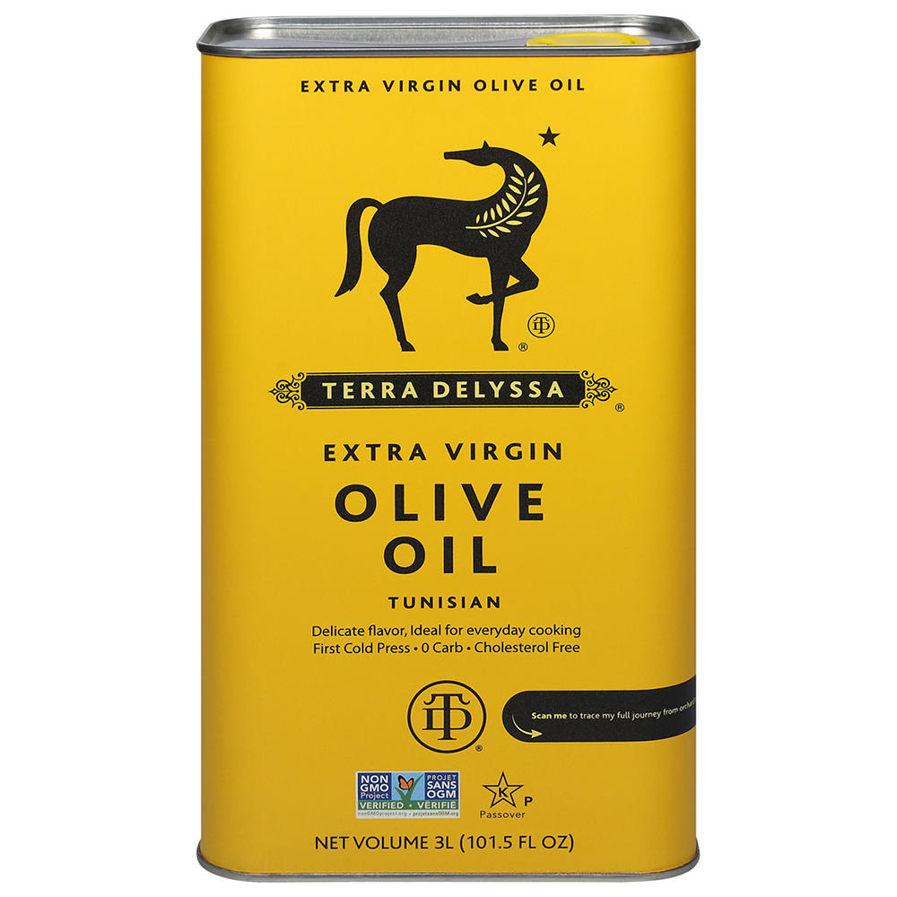 Terra Delyssa Extra Virgin Olive Oil Tin, 3 L