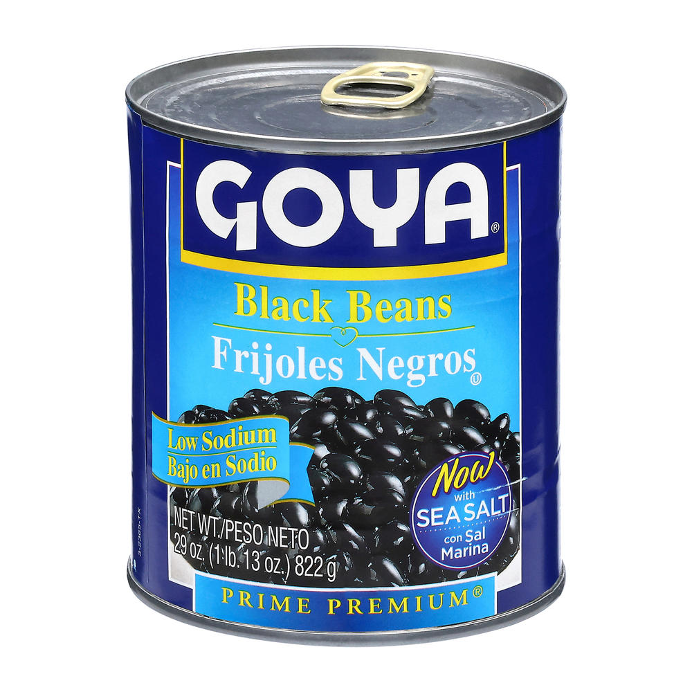 Goya Low Sodium Black Beans, 29 oz