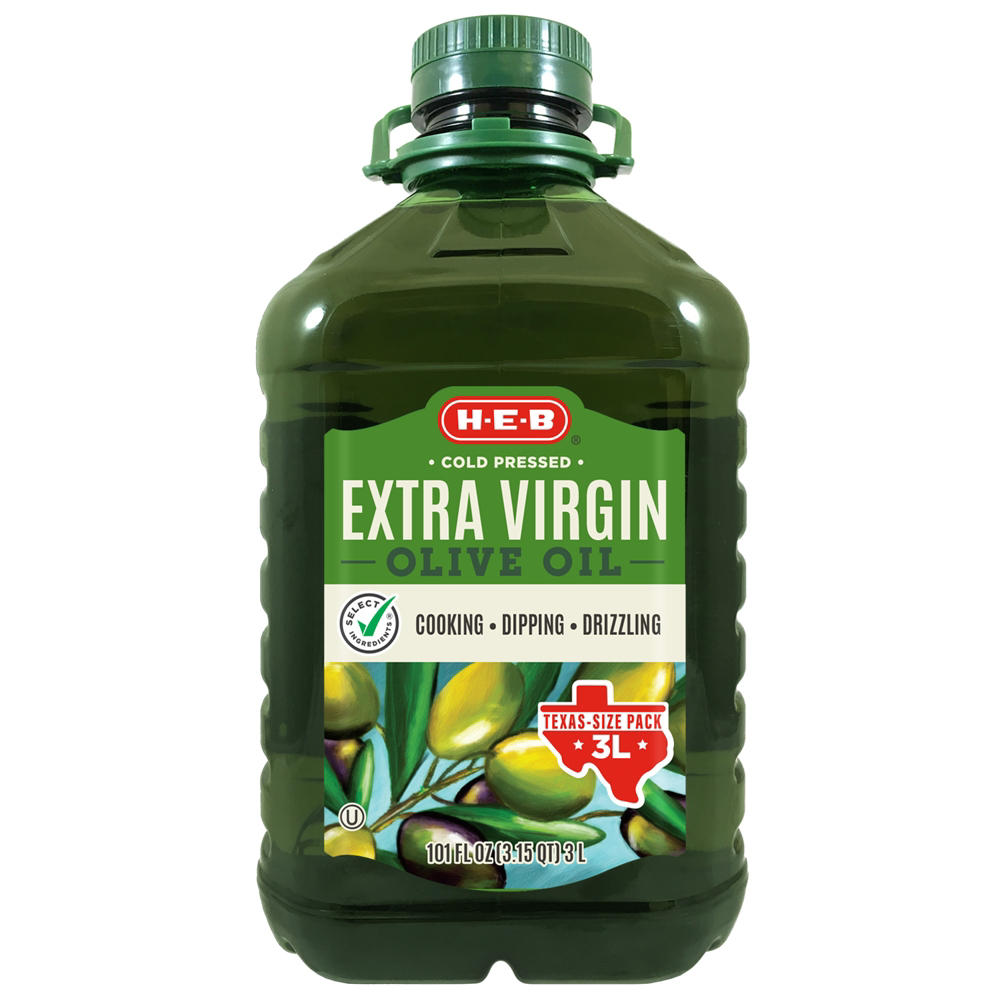 H-E-B Extra Virgin Olive Oil, 3 L