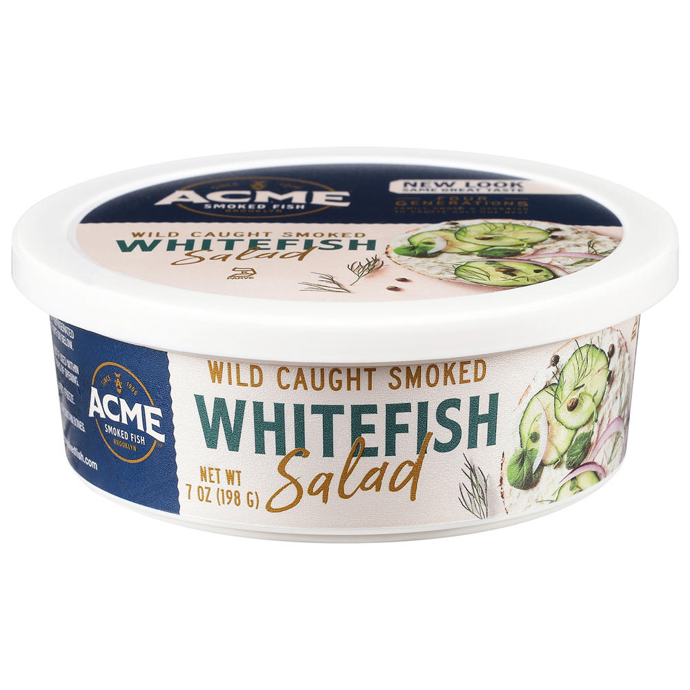 Acme Kosher Smoked Whitefish Salad, 7 oz