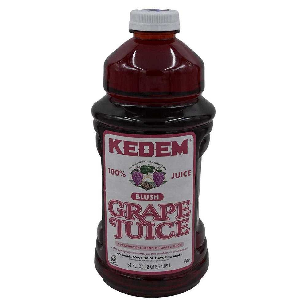 Kedem Kosher Blush Grape Juice, 64 oz