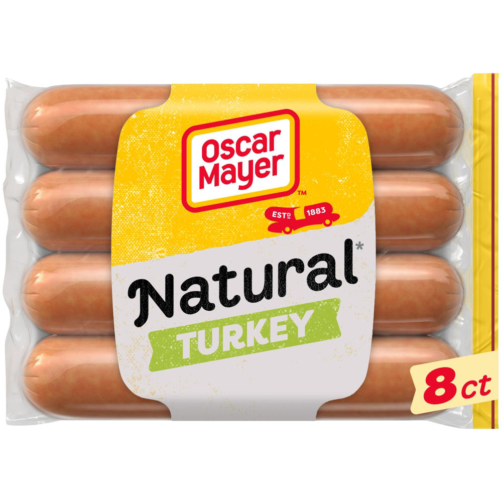 Oscar Mayer Natural Turkey Hot Dogs, 8 ct