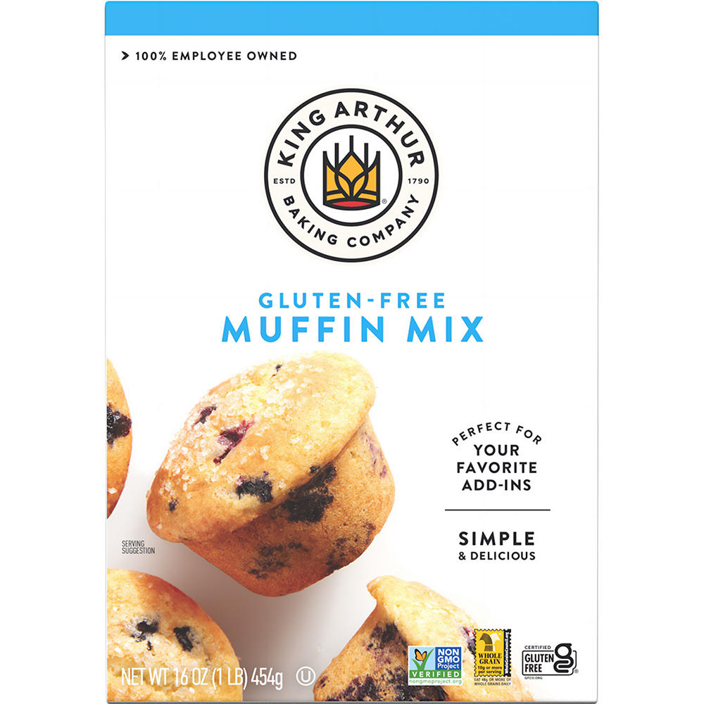 King Arthur Gluten Free Muffin Mix, 16 oz