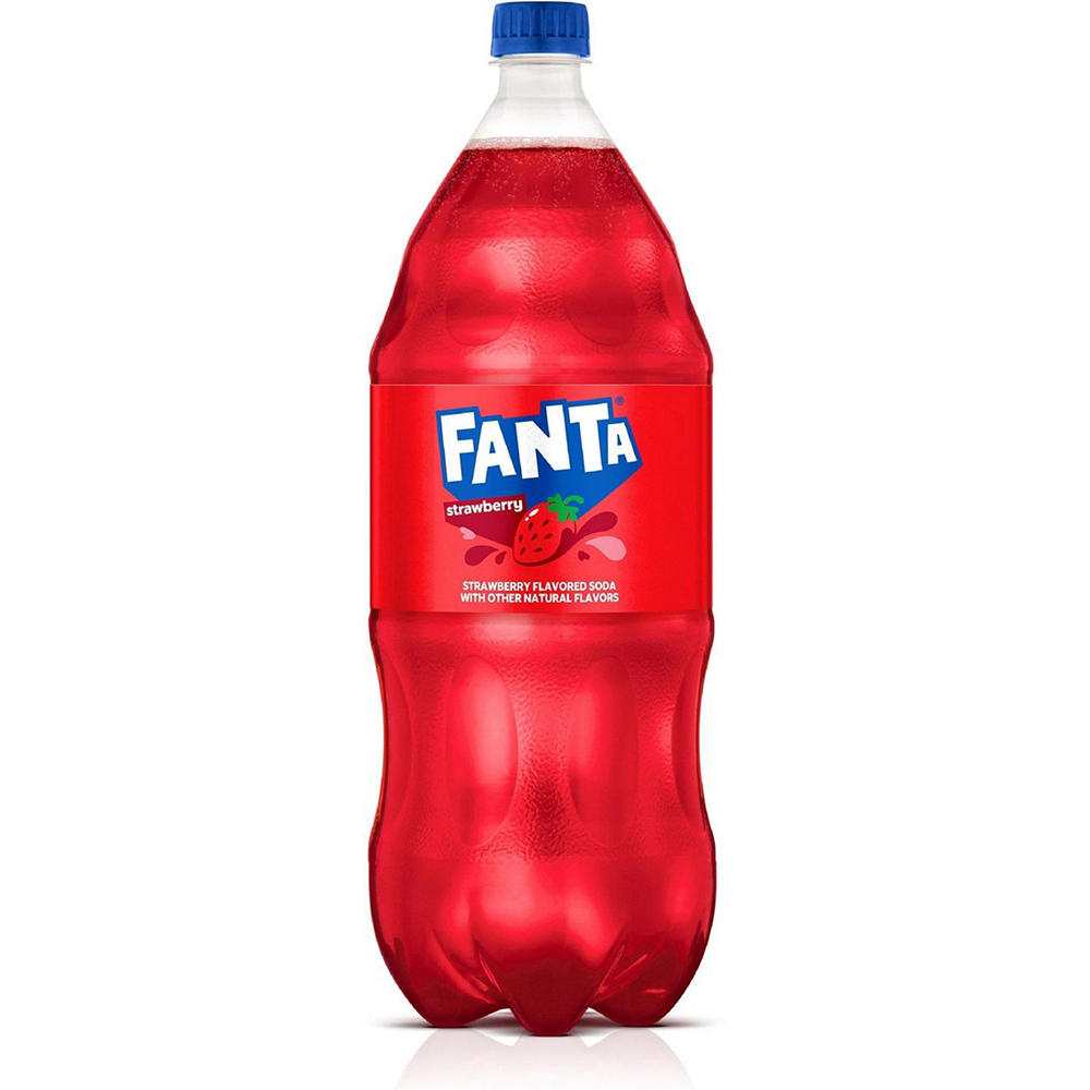 Fanta Strawberry Soda Bottle, 2 L