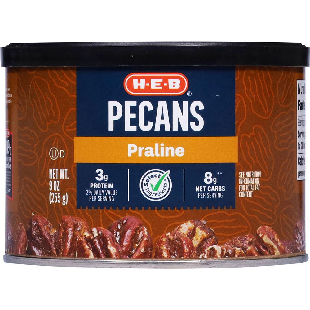 H-E-B Praline Pecans, 9 oz