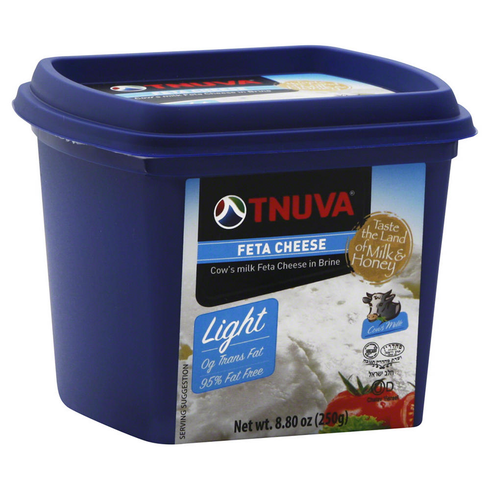 Tnuva Kosher Feta Light Cheese, 8.8 oz