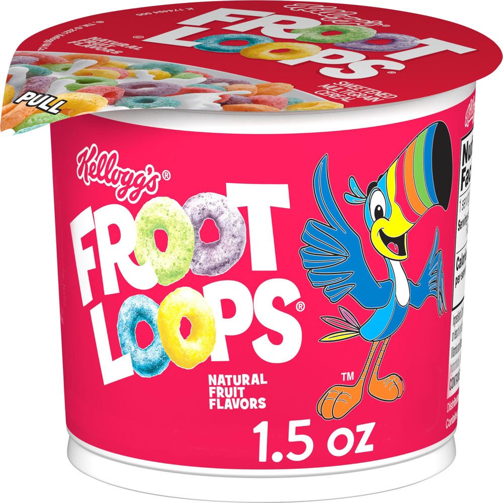 Kellogg's Froot Loops Cereal Cup, 1.5 oz