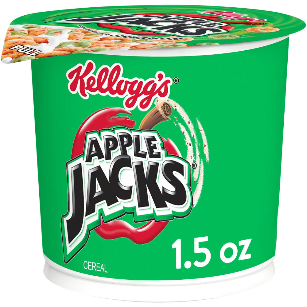 Kellogg's Apple Jacks Cereal Cup, 1.5 oz