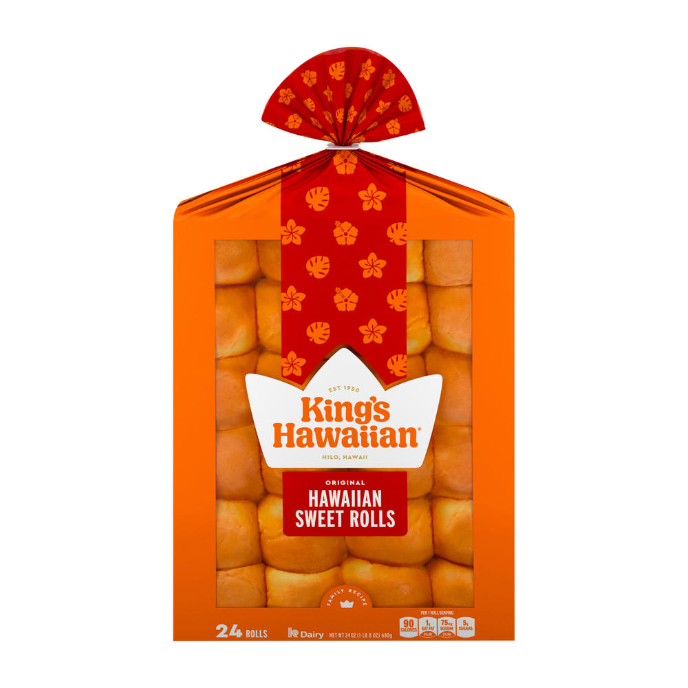 King's Hawaiian Original Sweet Rolls, 24 ct