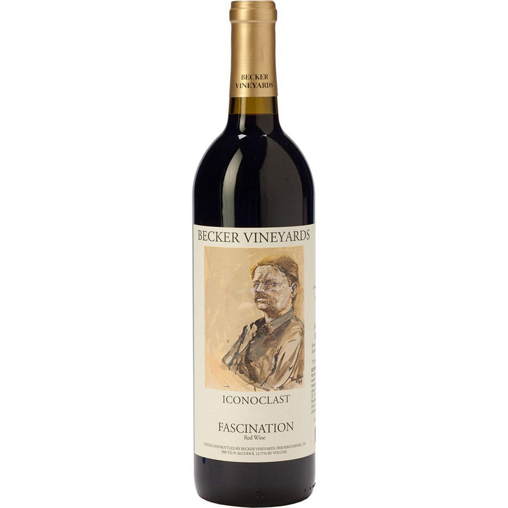 Becker Vineyards Iconosclast Fascination Texas Red Wine, 750 mL