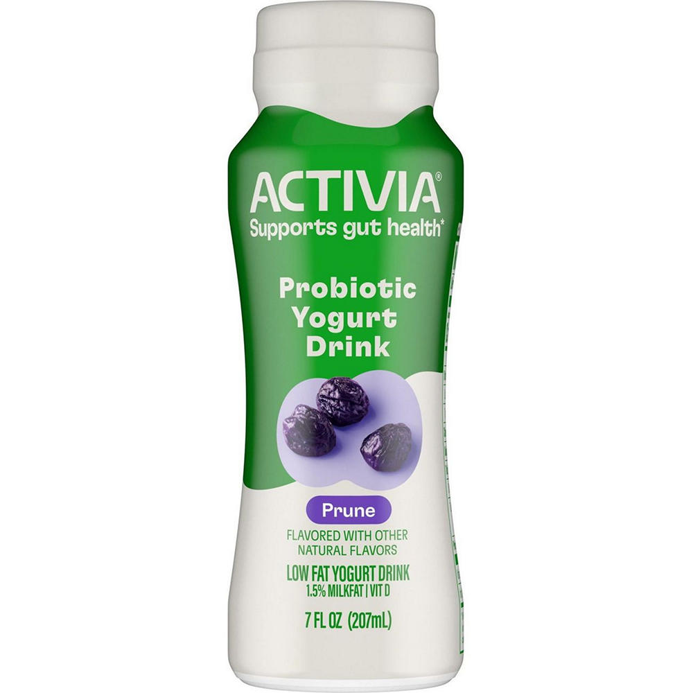 Activia Probiotic Prune Yogurt Drink, 7 oz