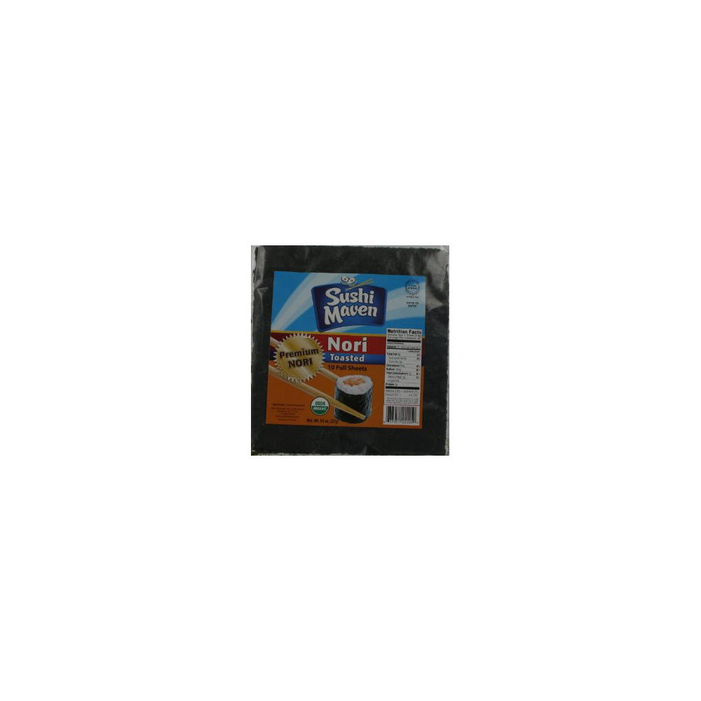 Sushi Maven Kosher Toasted Nori, 10 ct