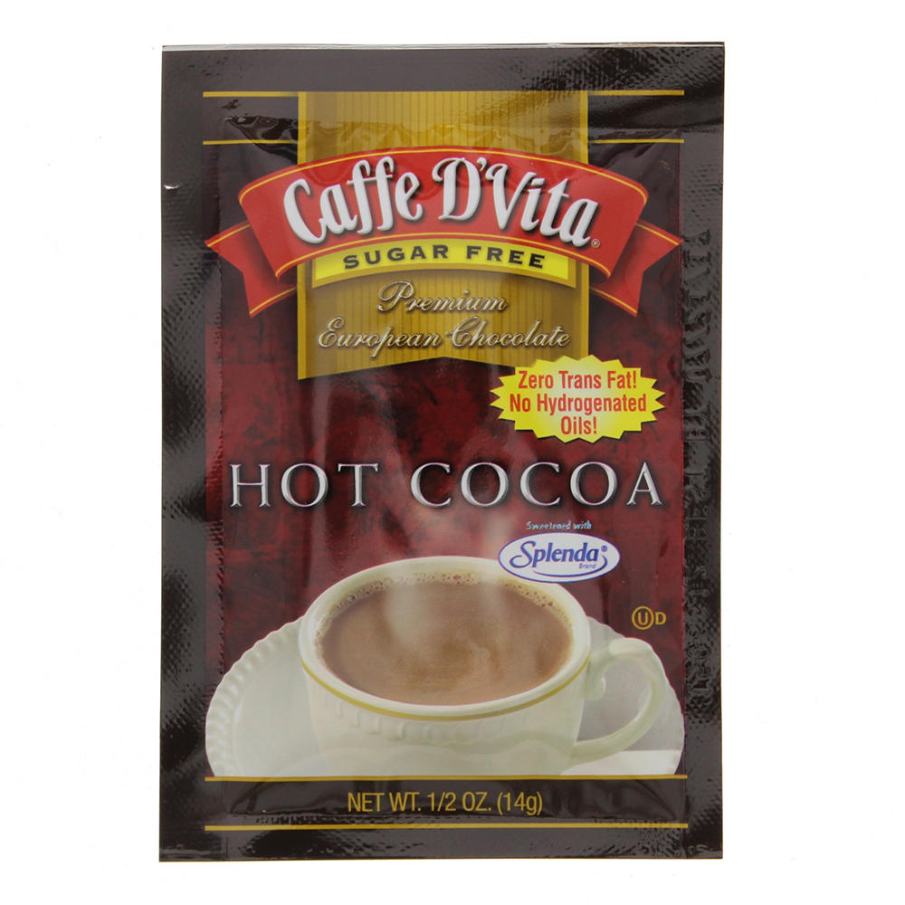 Caffe D'Vita Sugar Free Hot Cocoa Envelope, .5 oz