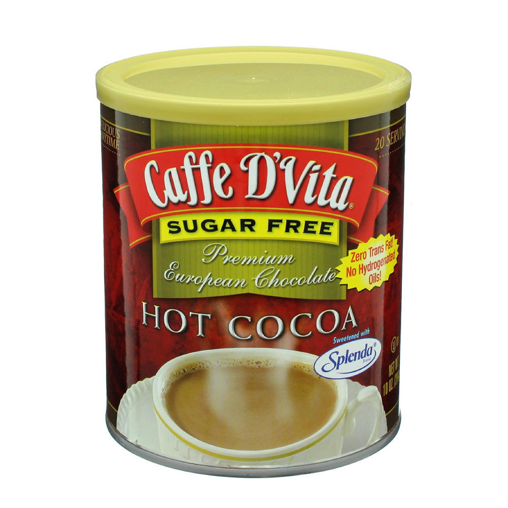 Caffe D'Vita Sugar Free Hot Cocoa Mix, 10 oz