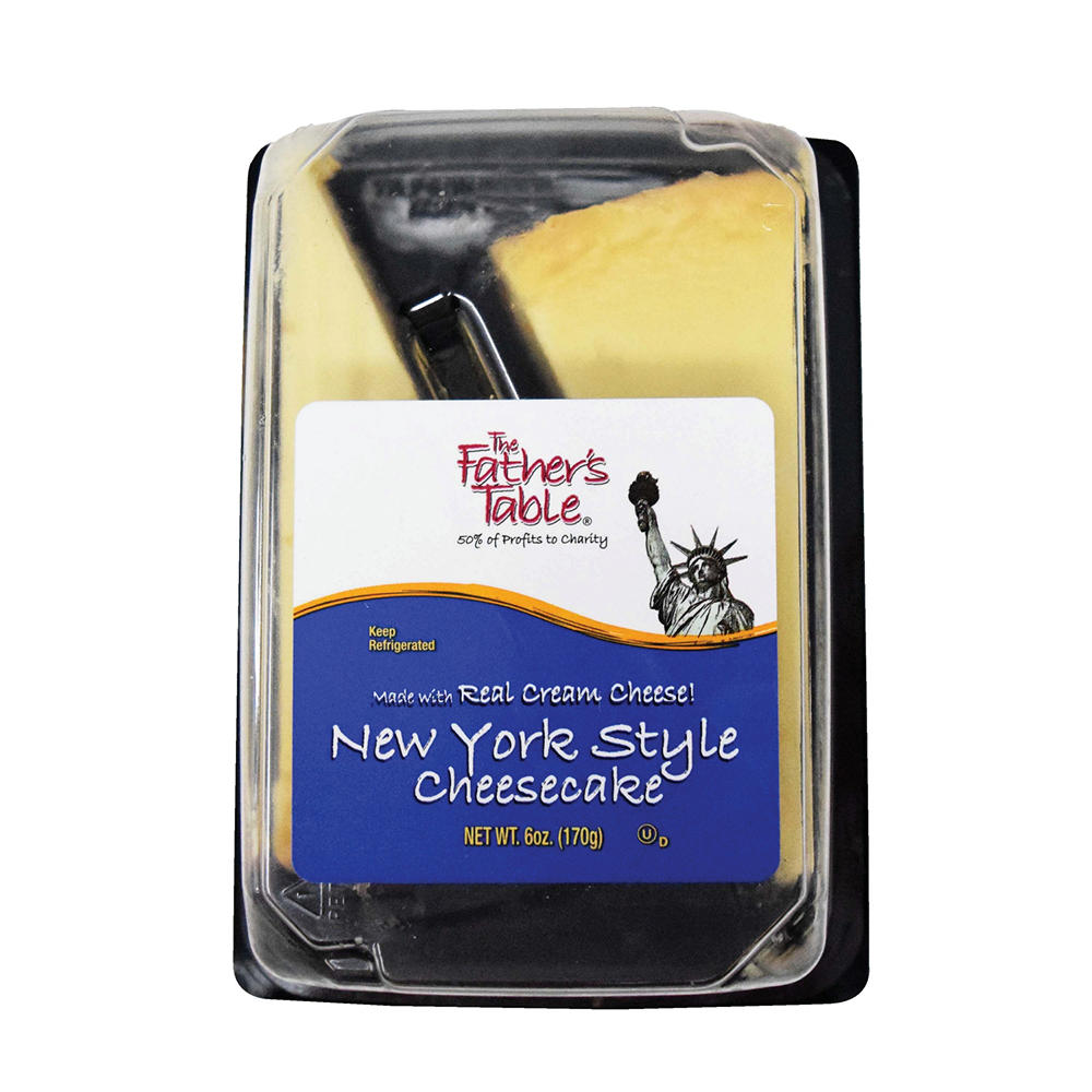 The Father's Table New York Style Cheesecake Slices, 6 oz