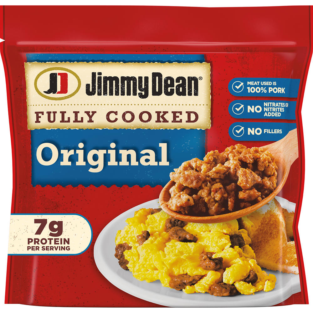 Jimmy Dean Fully Cooked Original Sausage Crumbles, 9.6 oz