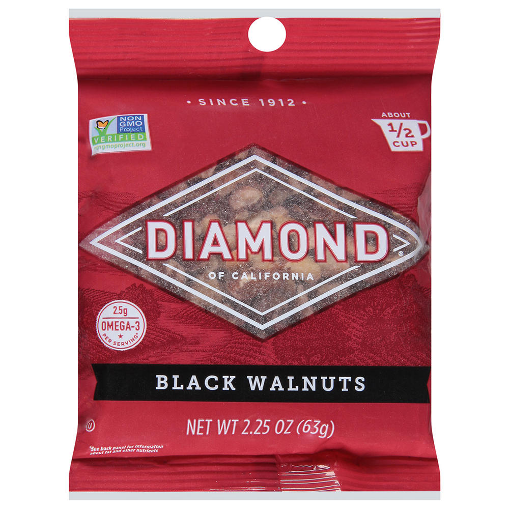 Diamond of California Shelled Black Walnuts, 2.25 oz