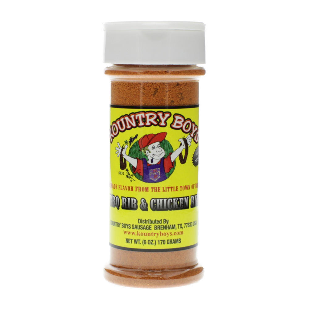 Kountry Boys BBQ Rib & Chicken Rub, 6 oz