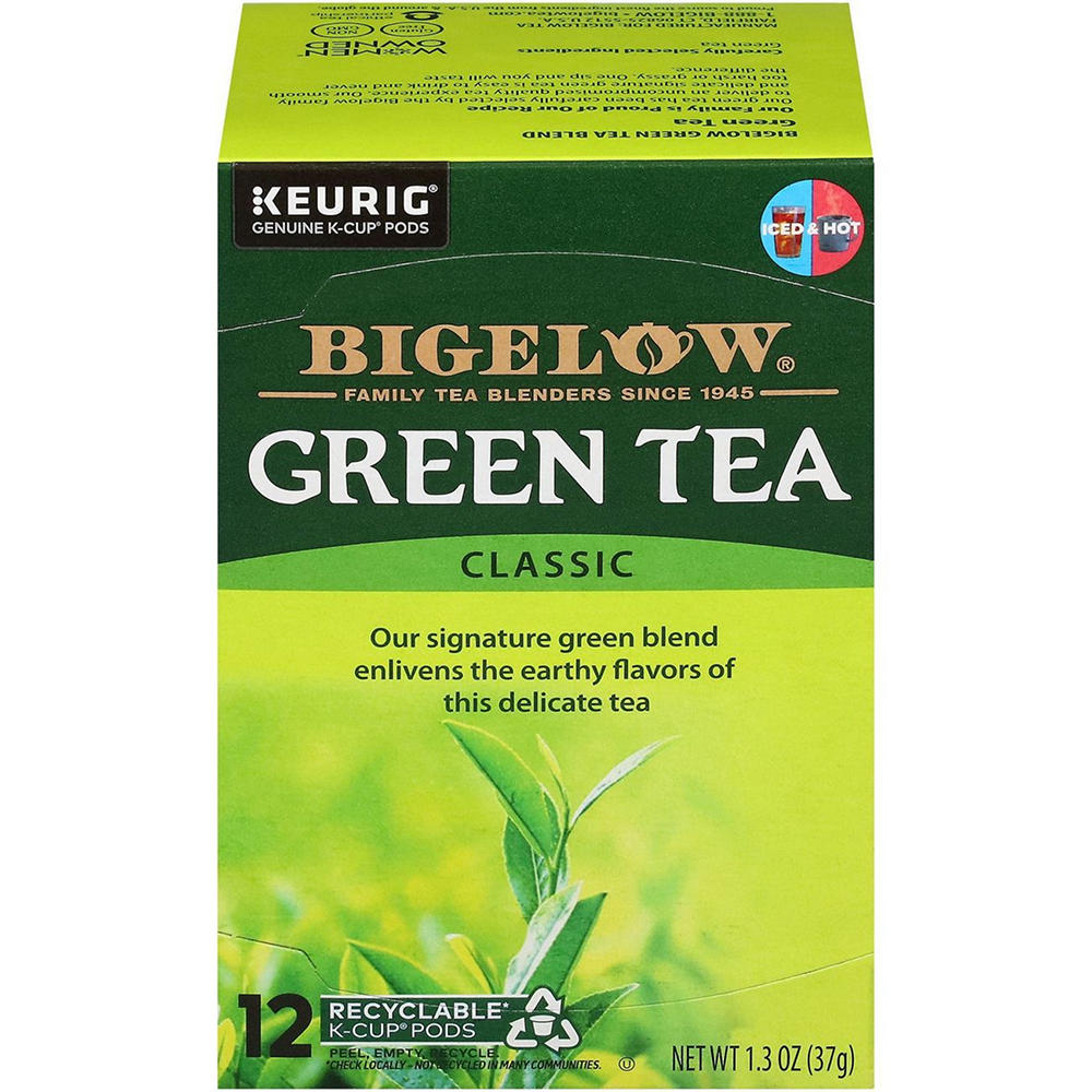 Bigelow Green Tea Classic Single Serve K Cups, 12 ct