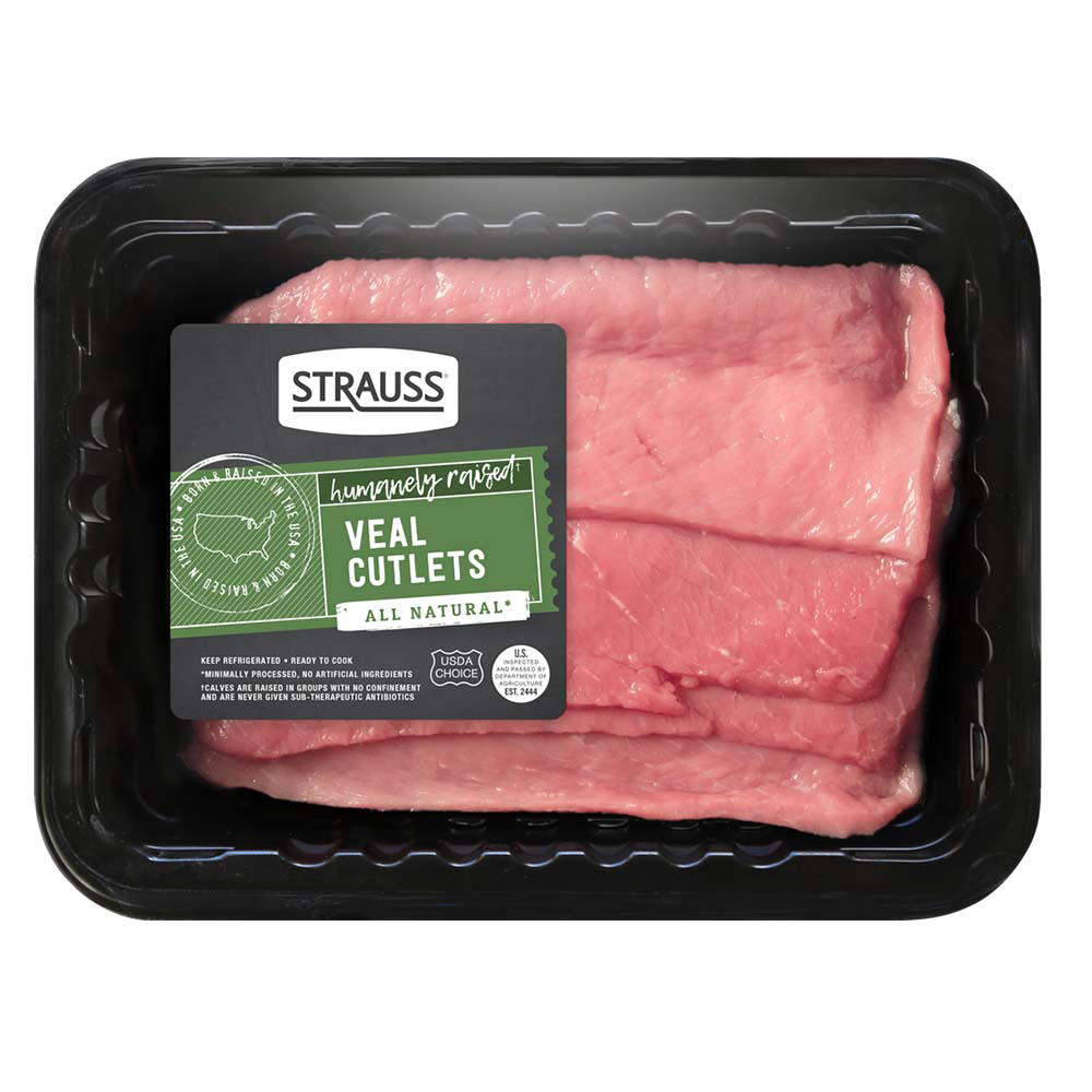 Strauss Veal Cutlets, Avg. 0.8 lb