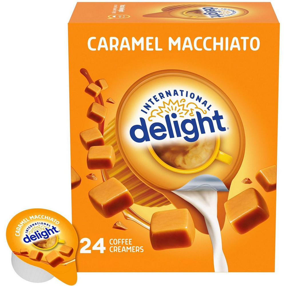 International Delight Caramel Macchiato Coffee Creamer Singles, 24 ct