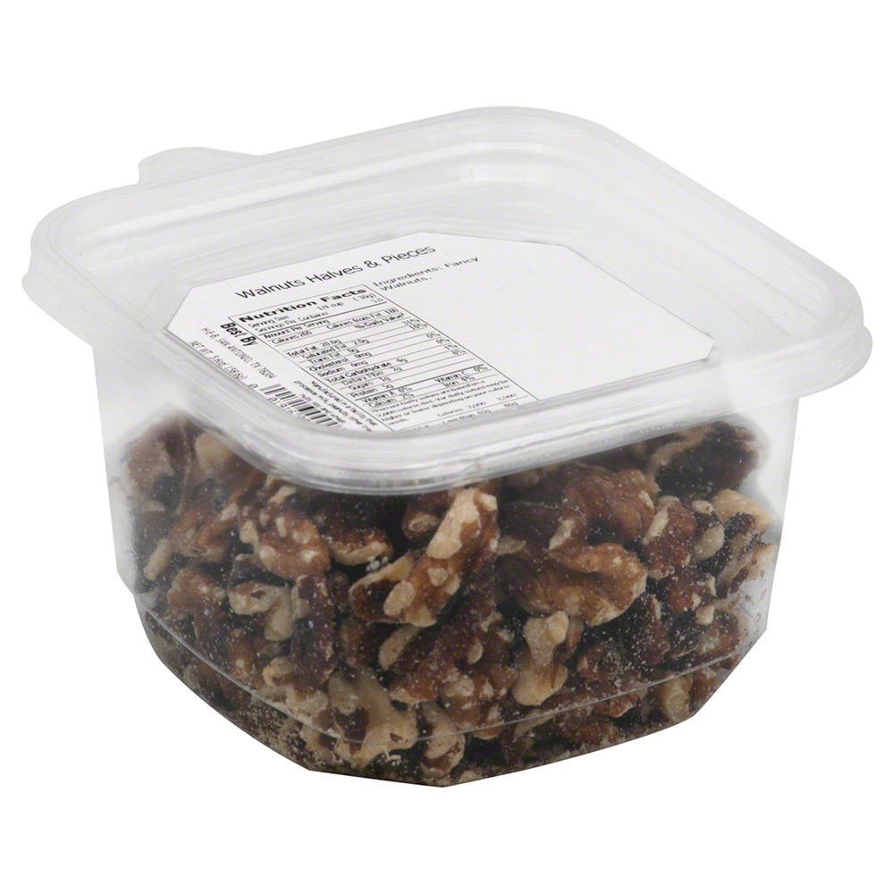 H-E-B Walnut Halves & Pieces, 6.35 oz