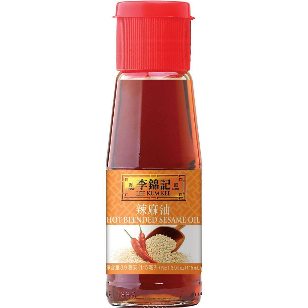 Lee Kum Kee Hot Blended Sesame Oil, 3.9 oz
