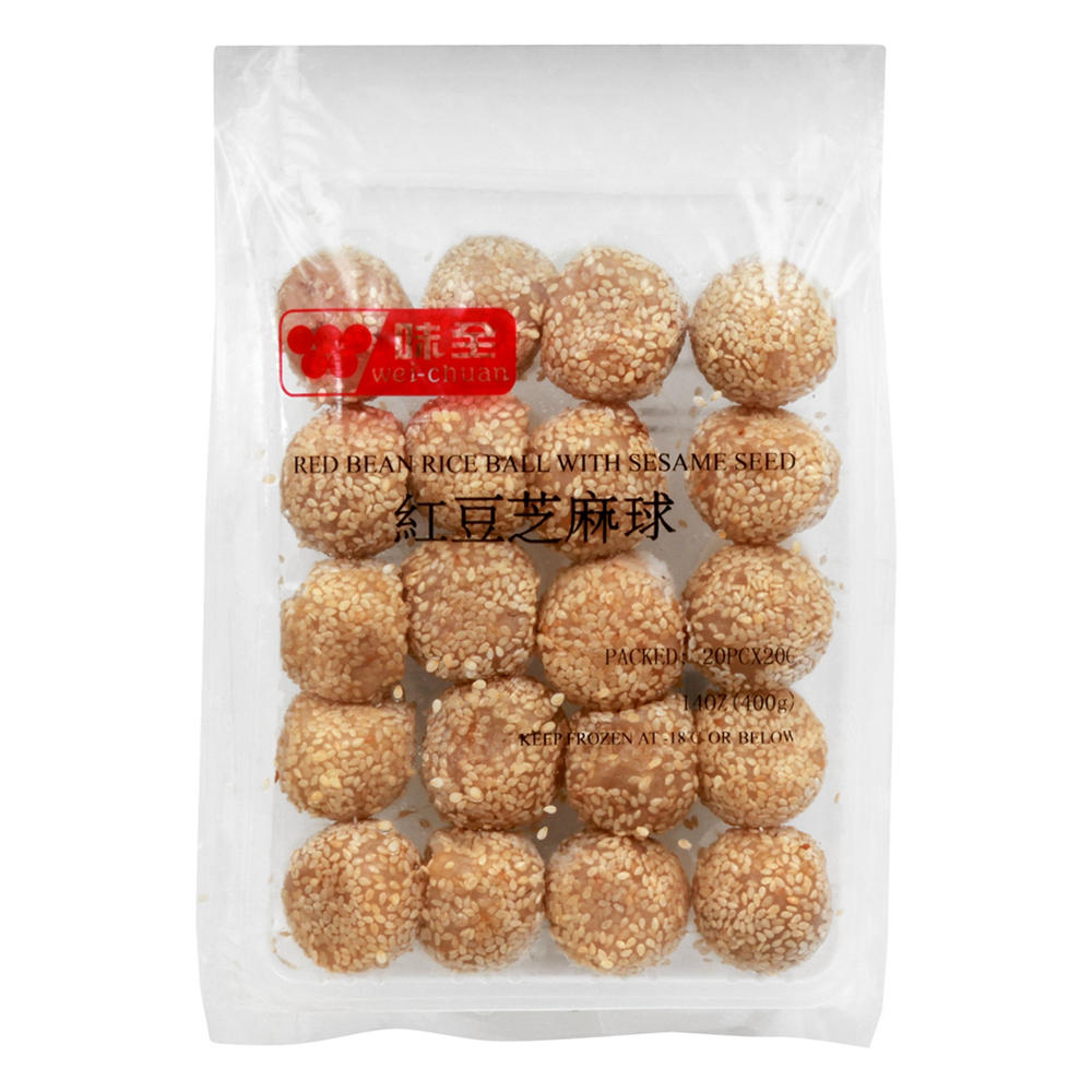 Wei-Chuan Red Bean Sesame Rice Balls, 14 oz