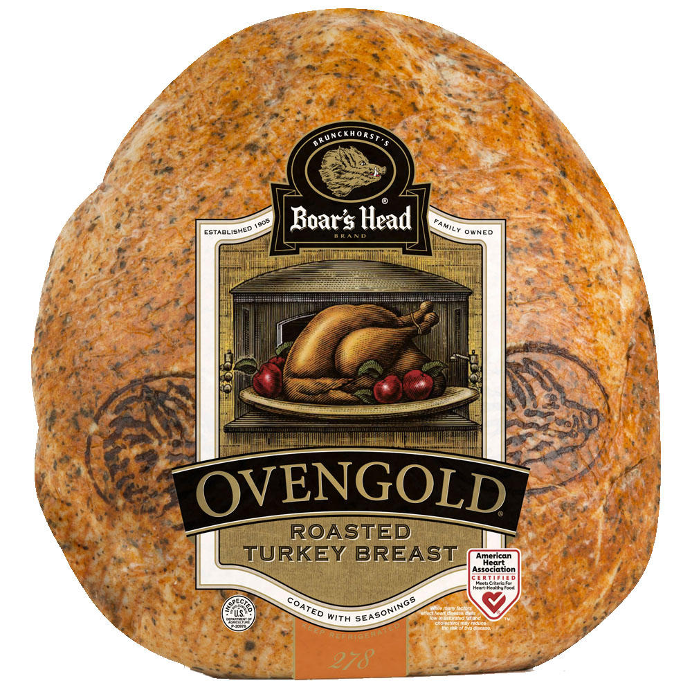 Boar's Head Ovengold Roasted Turkey Breast, Custom Sliced, lb