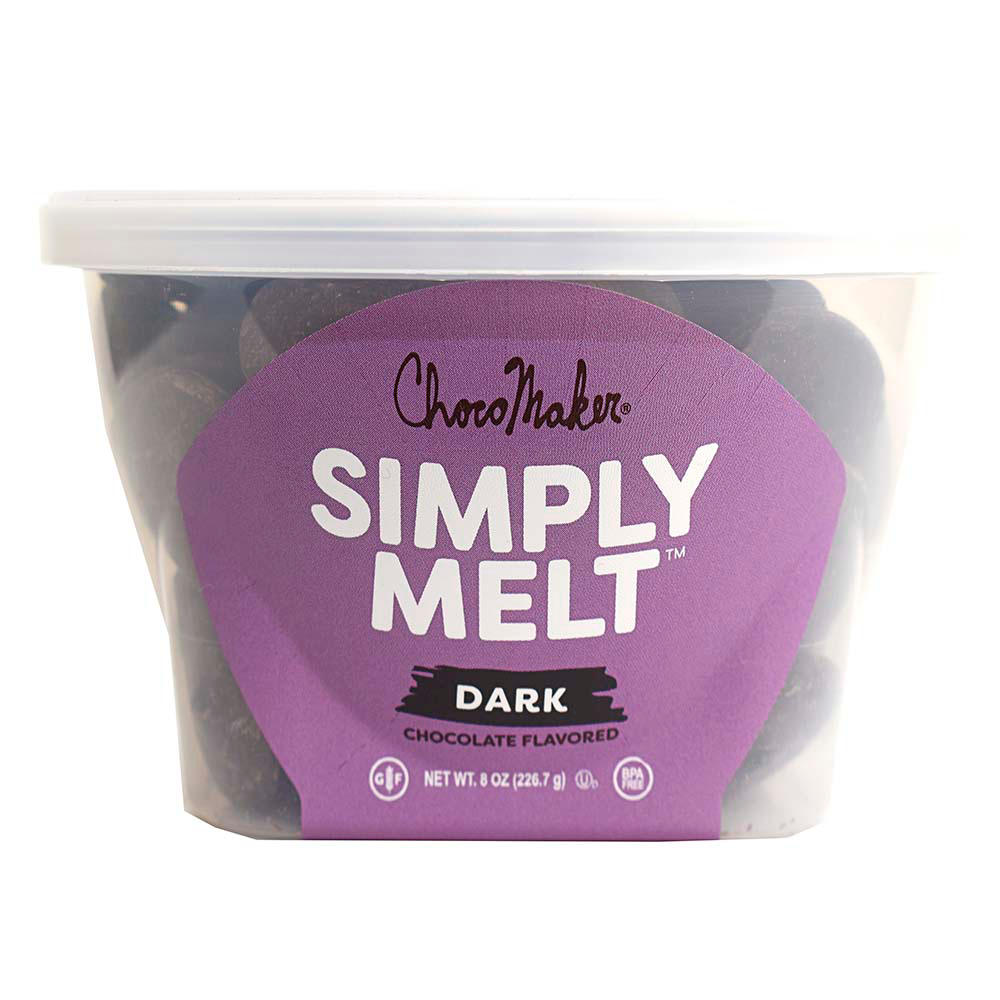 ChocoMaker Simply Melt Dark Chocolate Candy Wafers, 8 oz