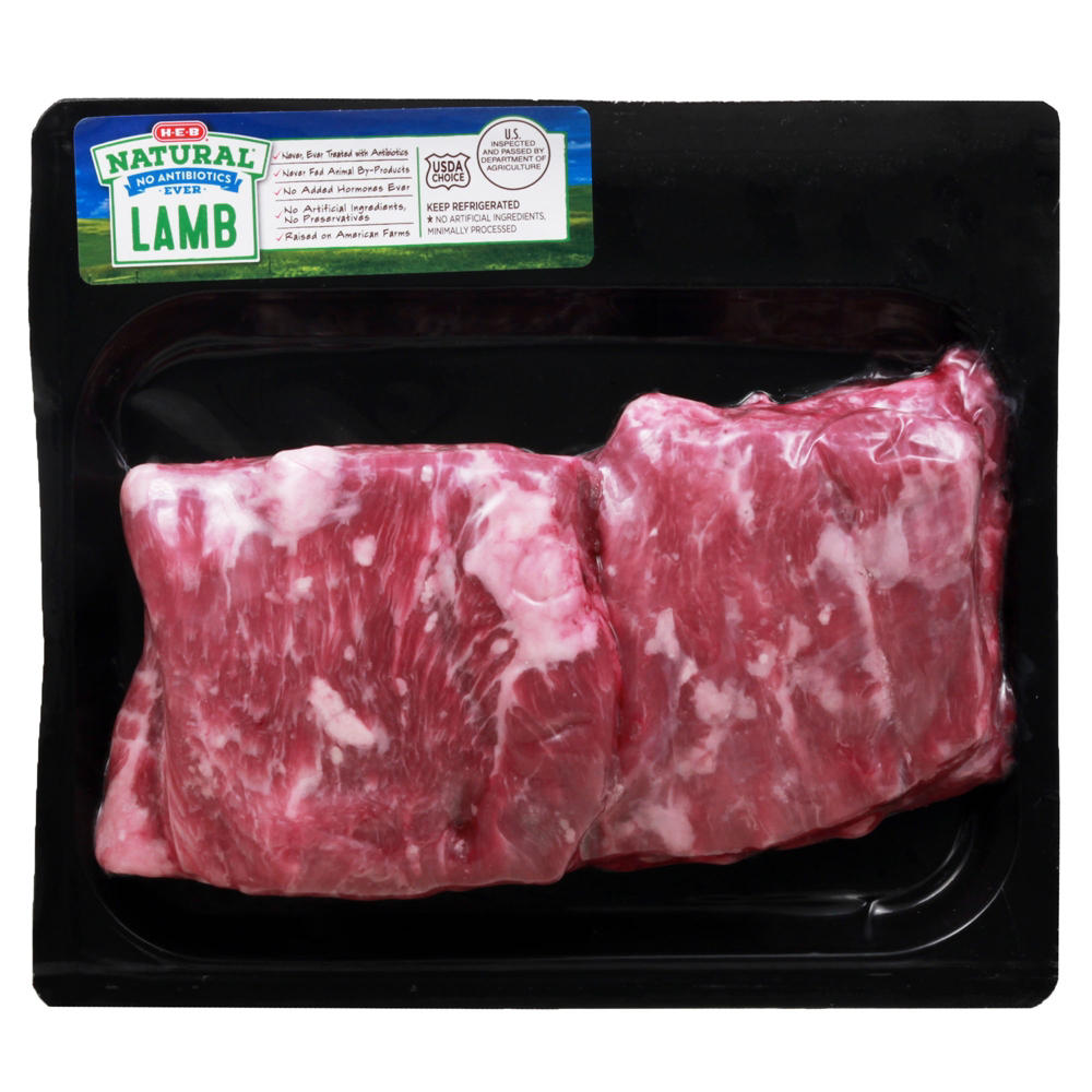 H-E-B Natural Bone-in Lamb Breast Riblets, Avg. 0.83 lb