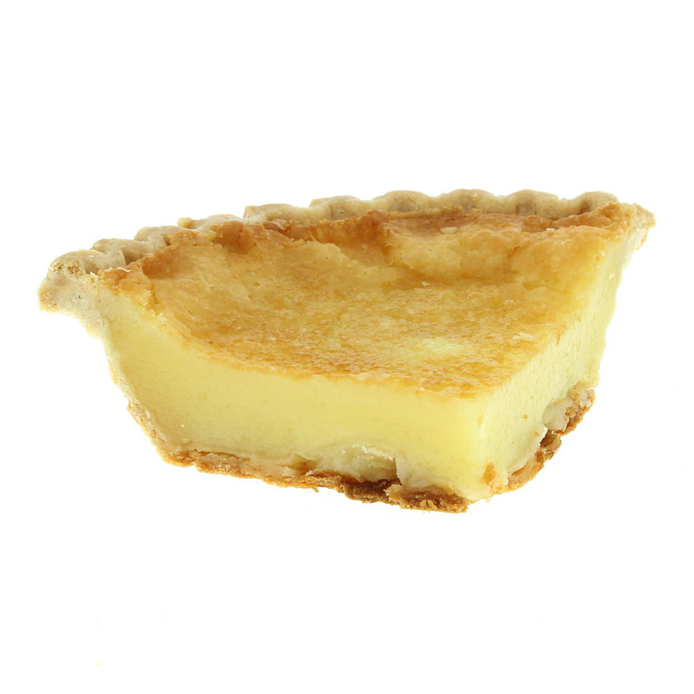 H-E-B 8 in Buttermilk Chess Pie, Slice