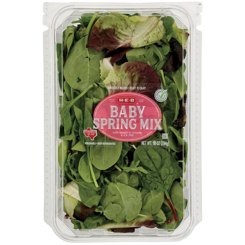 H-E-B Baby Spring Mix - Texas-Size Pack, 10 oz